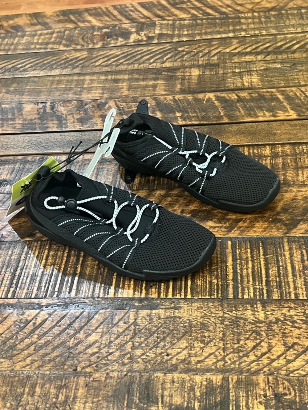 Women’s Black Athletic Water-Ready Slip-On Shoes
